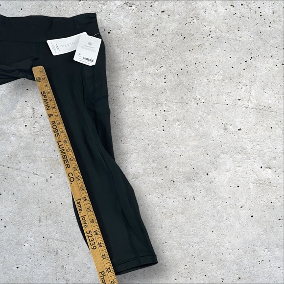 Athleta Leggings Small Ultimate Stash Pocket 7/8 Black Running Workout NEW E25 - Picture 4 of 10